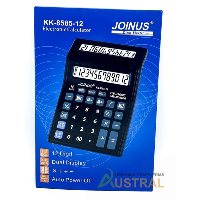 Калькулятор Joinus KK-8585-12 настольный c двойным дисплеем 12 разрядный Black (f150212c) - фото 6