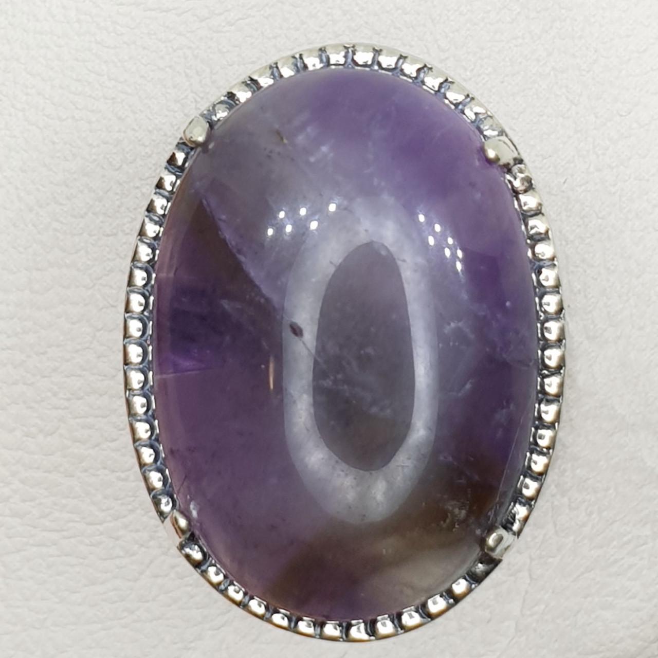 Кольцо серебряное с аметистом р. 18,5 8,93 г (1428270291)