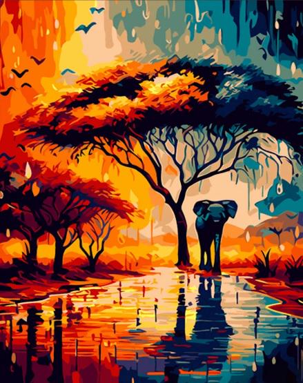 Картина за номерами Стратег Кольори африки ss6754 30x40 см (MTT-168179) Картина за номерами Стратег Кольори африки ss6754 30x40 см (MTT-168179)