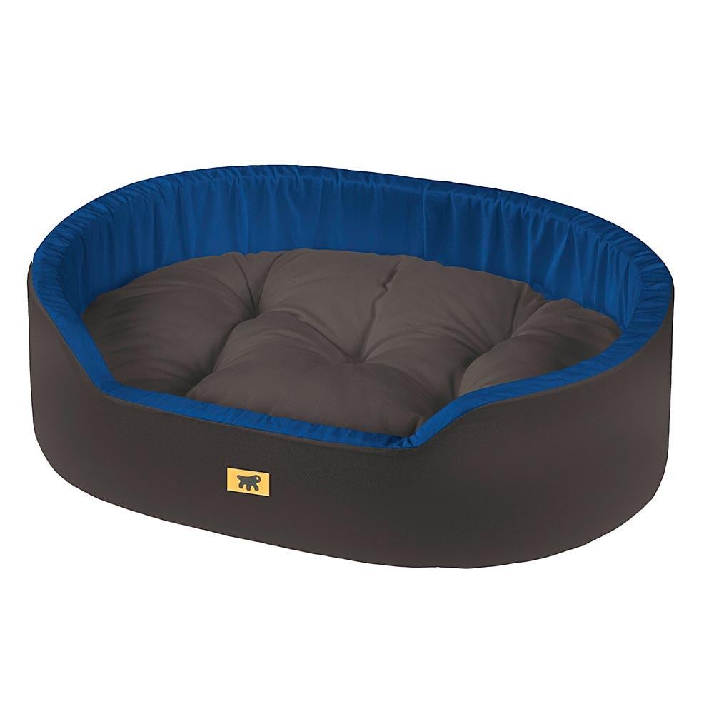 Лежак для собак и кошек Ferplast Dandy C95 95х60х23 см Черный/Синий (82945099)