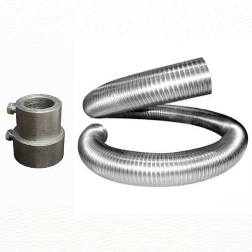 Гофротруба для генератора система відведення газу з перехідником Ø 20 1,5 м - фото 5