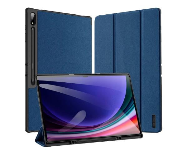 Чехол-книжка Dux Ducis Domo Samsung Galaxy Tab S10 Ultra/S9 Ultra/S8 Ultra with S Pen Holder Blue