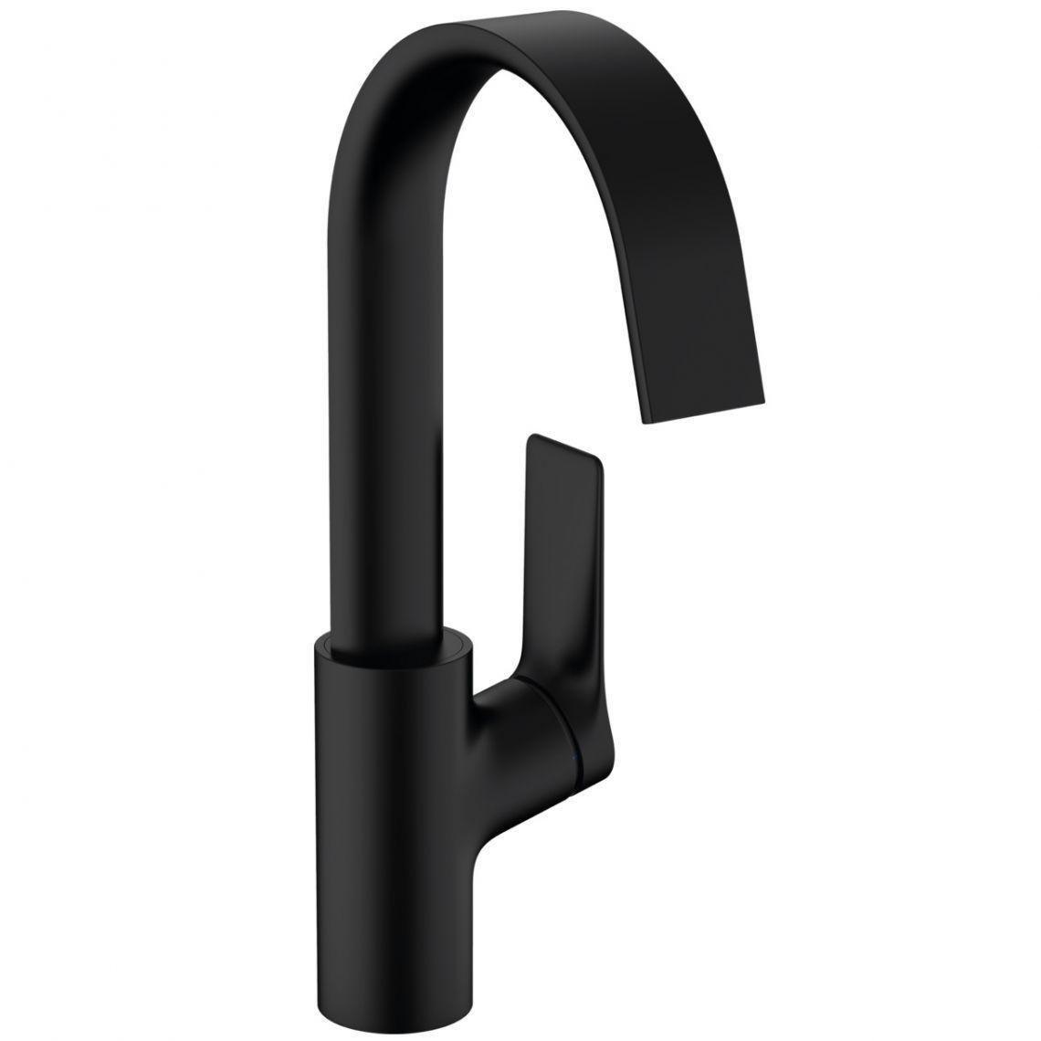 Смеситель для умывальника Hansgrohe Vivenis 210 с поворотным носиком Black matt (75032670)