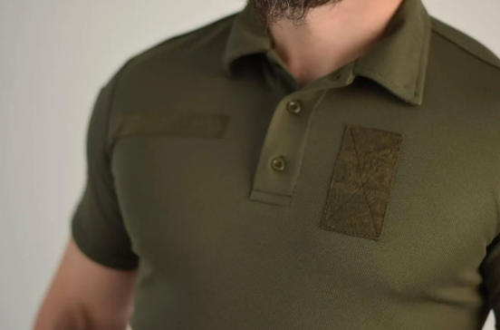Футболка-поло чоловіча військова для ЗСУ р. 52 XL Олива хакі (11192267) - фото 4 Футболка-поло чоловіча військова для ЗСУ р. 52 XL Олива хакі (11192267) - фото 4