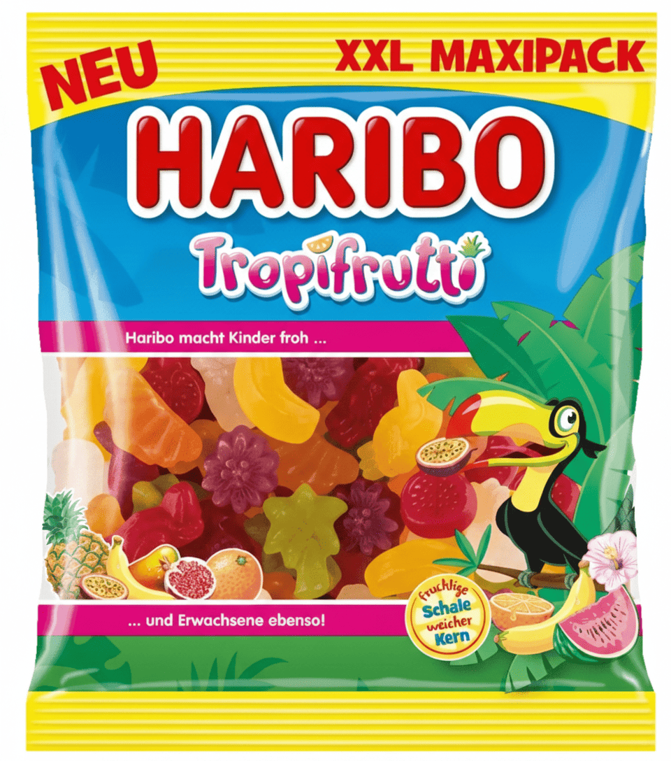 Цукерки желейні Haribo Tropifrutti XXL MaxiPack 340 г (1884834219)