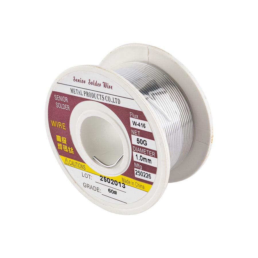 Припой оловянно-свинцовый SN60-PB40 1 мм 50 г (287321)