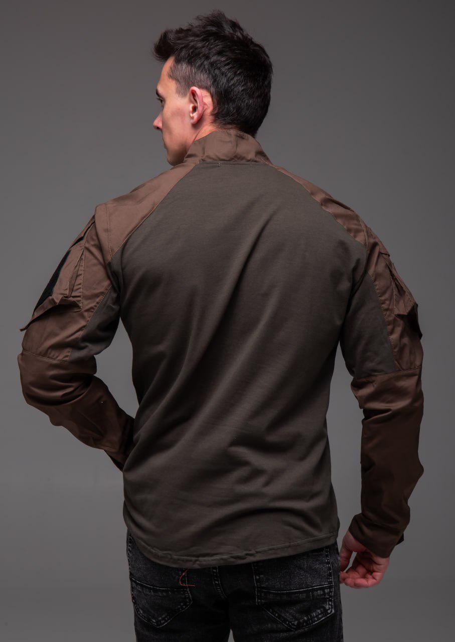 Рубашка мужская с карманами XL Хаки (2397/1/4) - фото 5 Рубашка мужская с карманами XL Хаки (2397/1/4) - фото 5