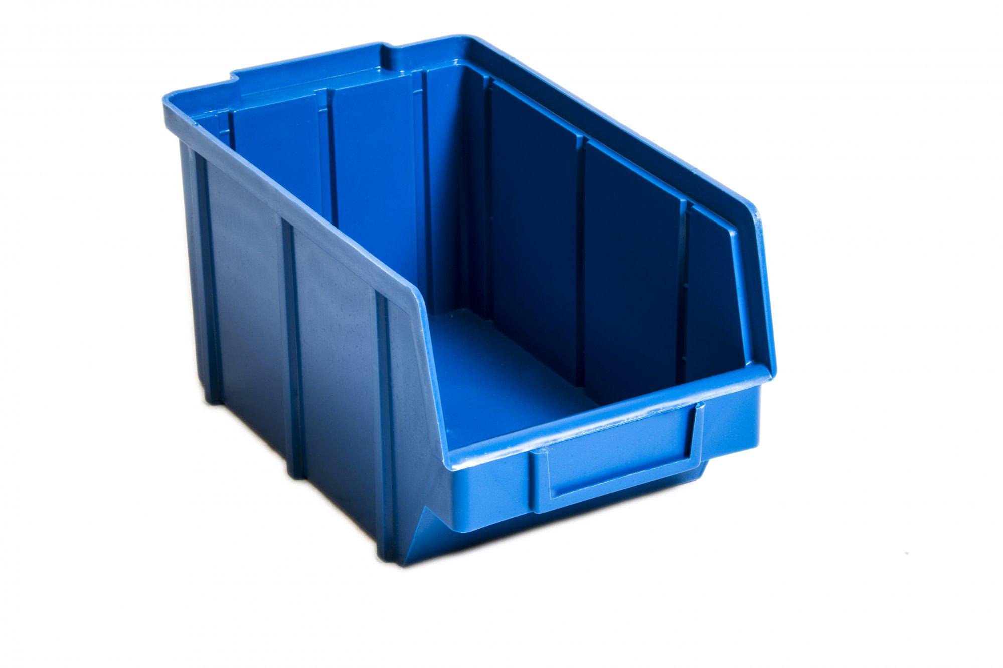 Ящики пластикові для зберігання металовиробів 230х145х125 мм Синій (1002)