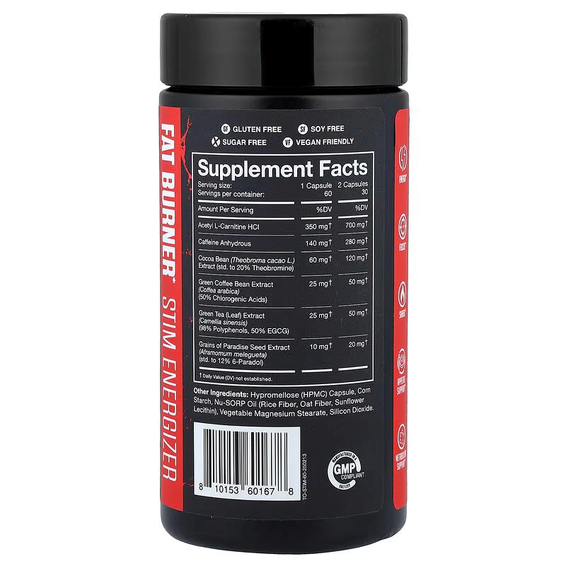 Жиросжигатели Cobra labs The Omen! Fat Burner 60 вег.кап. - фото 2