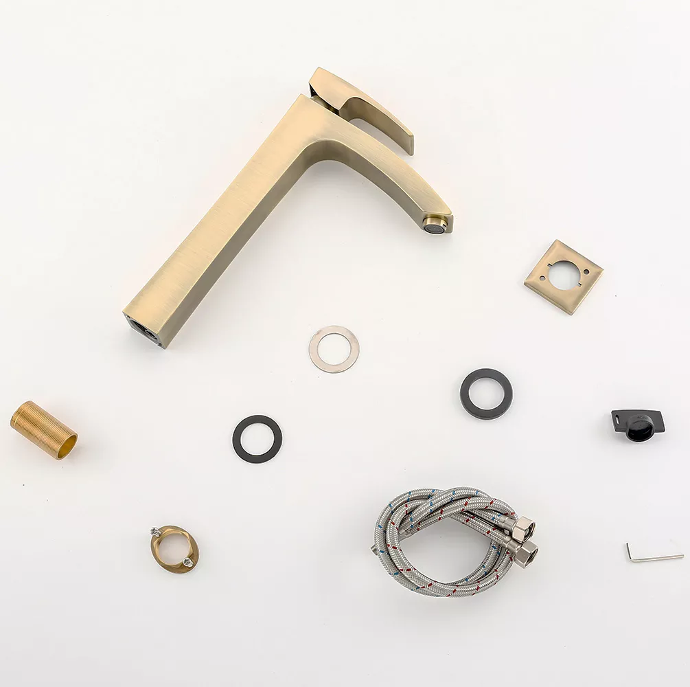 Смеситель для умывальника высокий Gappo G1007-42 Бронзовый (1046083) - фото 7 Смеситель для умывальника высокий Gappo G1007-42 Бронзовый (1046083) - фото 7