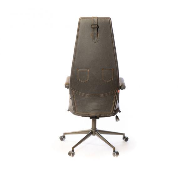 Кресло офисное АКЛАС Ронин CH TILT Серый (Wax PU 424) - фото 4 Кресло офисное АКЛАС Ронин CH TILT Серый (Wax PU 424) - фото 4