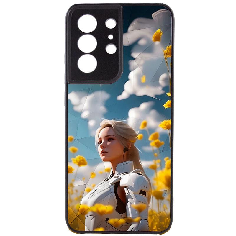 Противоударный TPU+PC чехол Prisma Ladies для Samsung Galaxy S22 Ultra Anime - фото 1