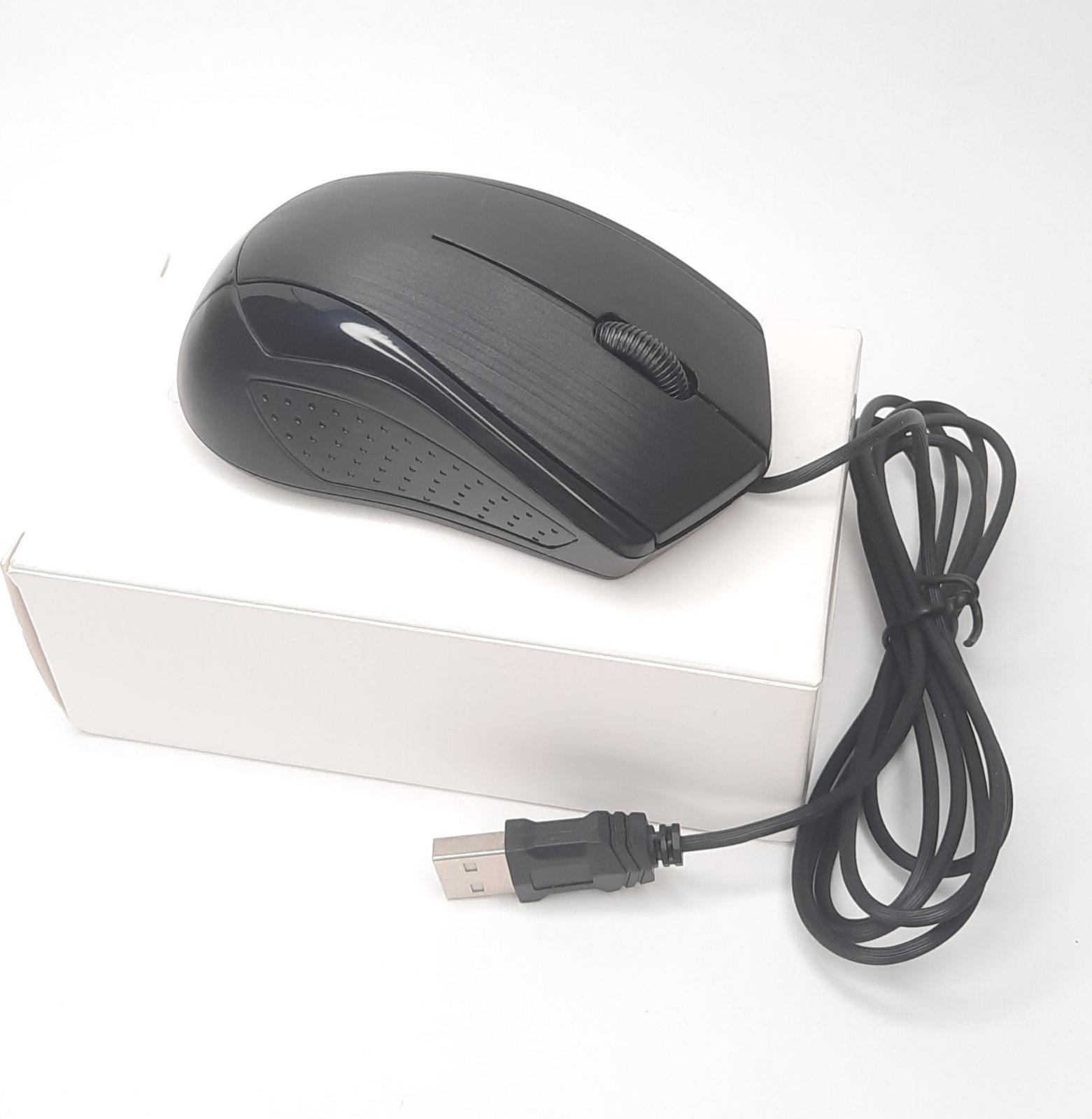 Мышь компьютерная оптическая/проводящая USB Черный (SC151) - фото 5 Мышь компьютерная оптическая/проводящая USB Черный (SC151) - фото 5
