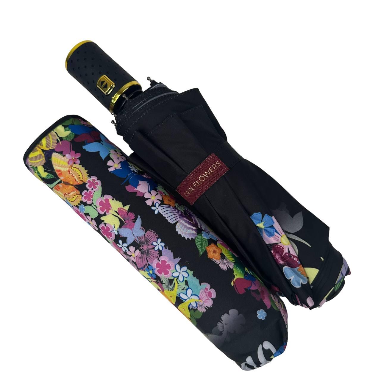 Зонт женский автомат Rain Зодиак Flower Дева Virgo mini в подарочной упаковке с платком (01040-1) - фото 6