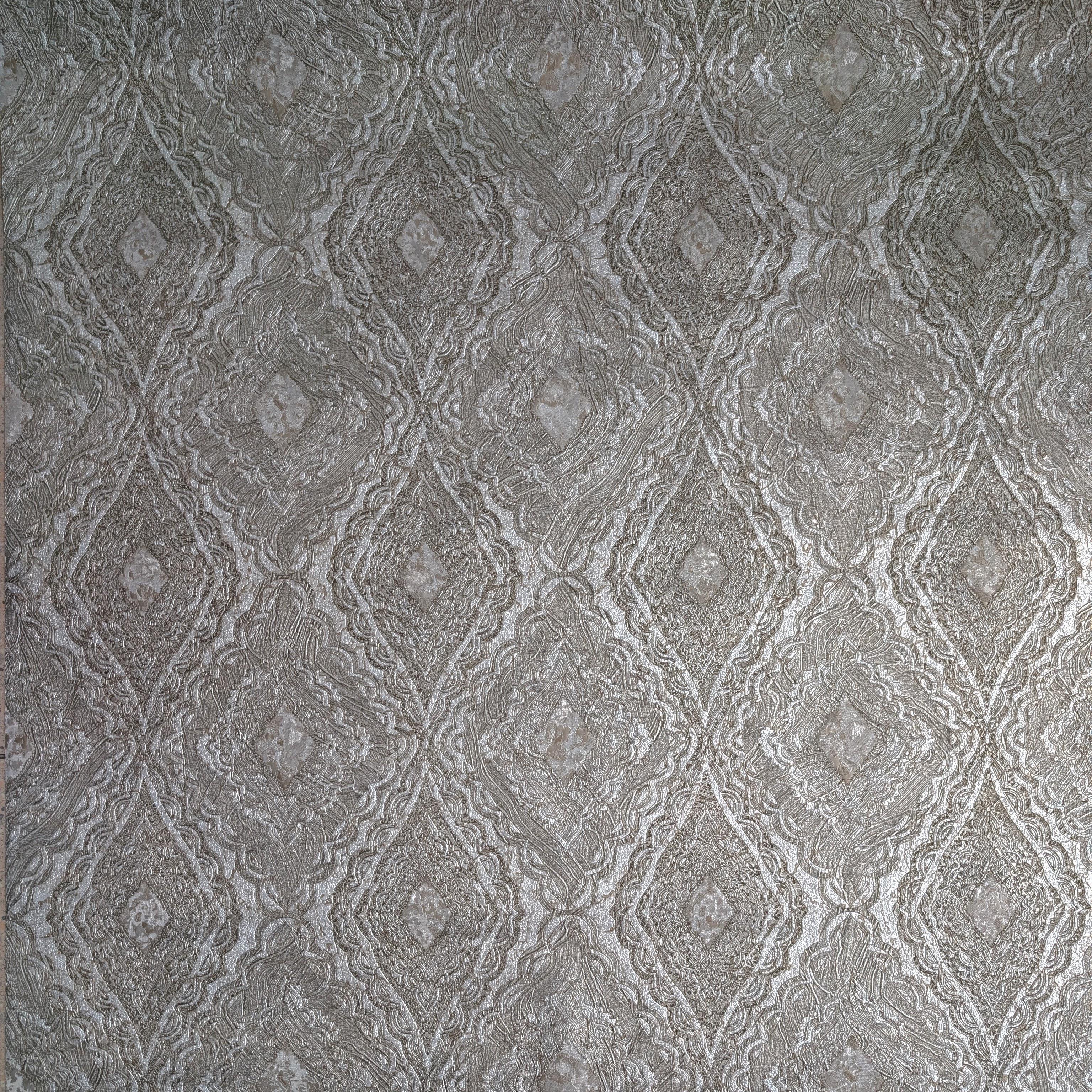 Обои виниловые на флизелиновой основе Emiliana Parati Terra 97110 Медальон 1 м Серый