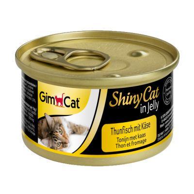 Корм влажный для кошек GimCat Shiny Cat с тунцом и сыром 70 г (1789925346)