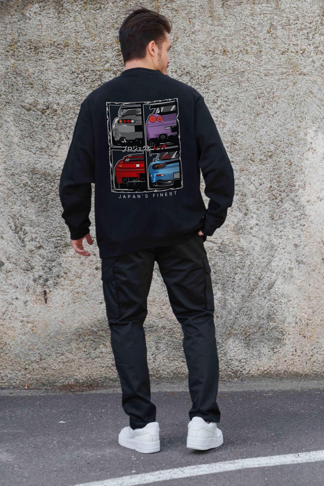 Свитшот оверсайз с принтом Without Cars L/XL Black (L/XL8055584) - фото 2 Свитшот оверсайз с принтом Without Cars L/XL Black (L/XL8055584) - фото 2