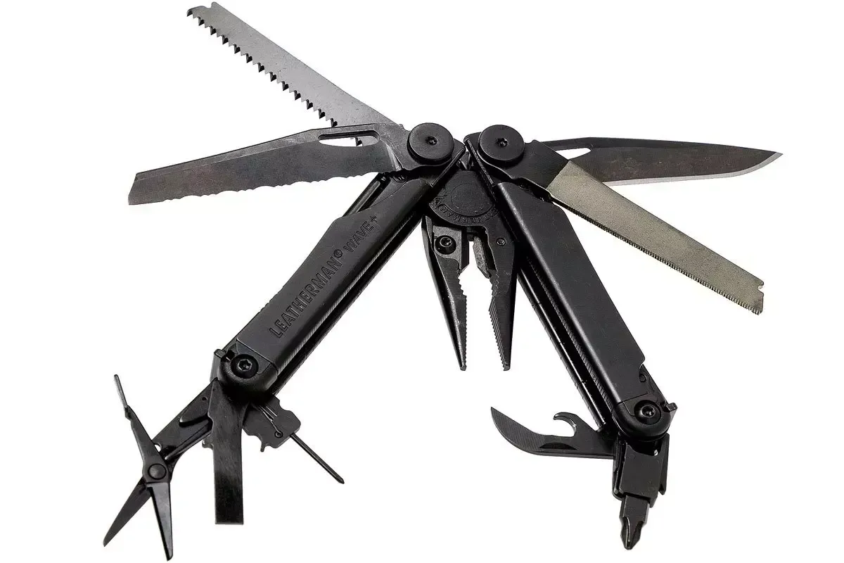 Мультитул Leatherman Wave Plus 18 инструментов с чехлом Black (26206381) - фото 6