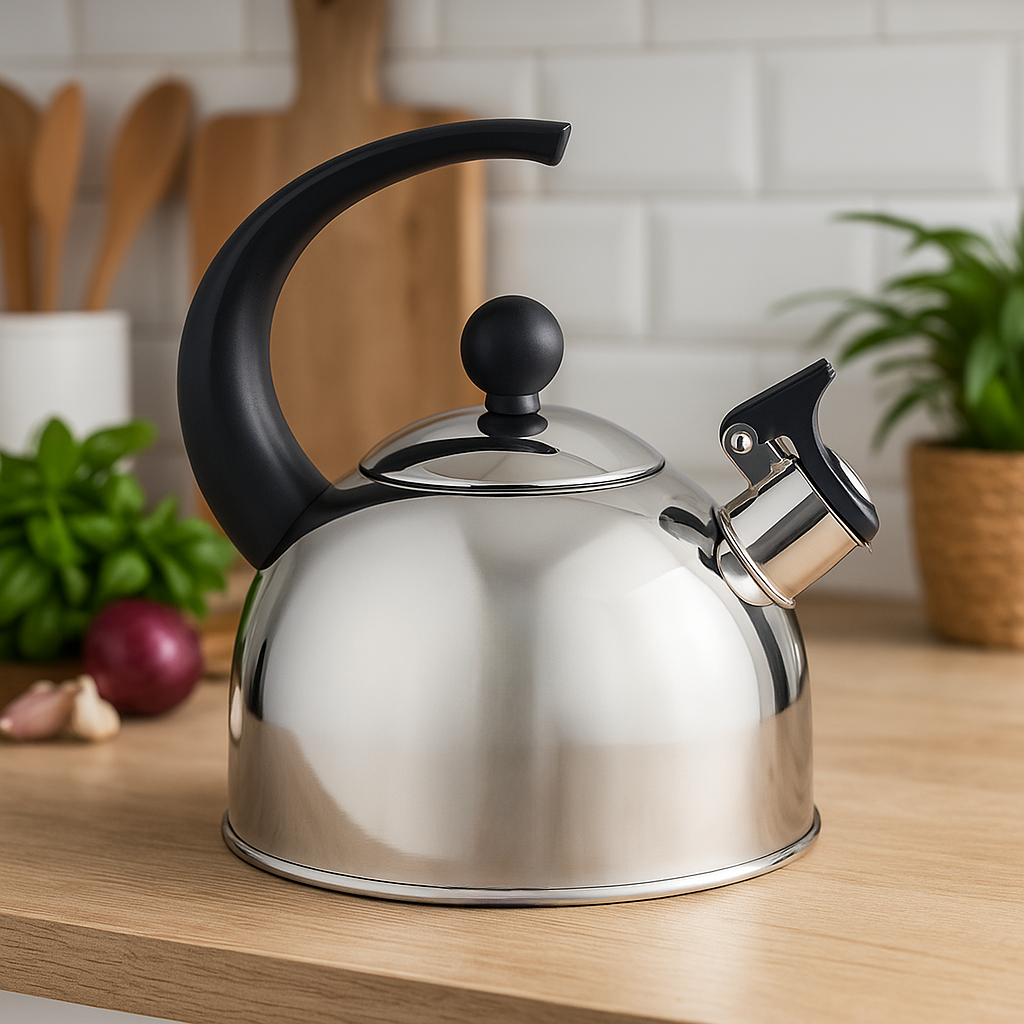 Чайник для плиты со свистком SpiralSteel нержавеющая сталь одинарное дно 1,5 л (03-MH-4883) - фото 9 Чайник для плиты со свистком SpiralSteel нержавеющая сталь одинарное дно 1,5 л (03-MH-4883) - фото 9