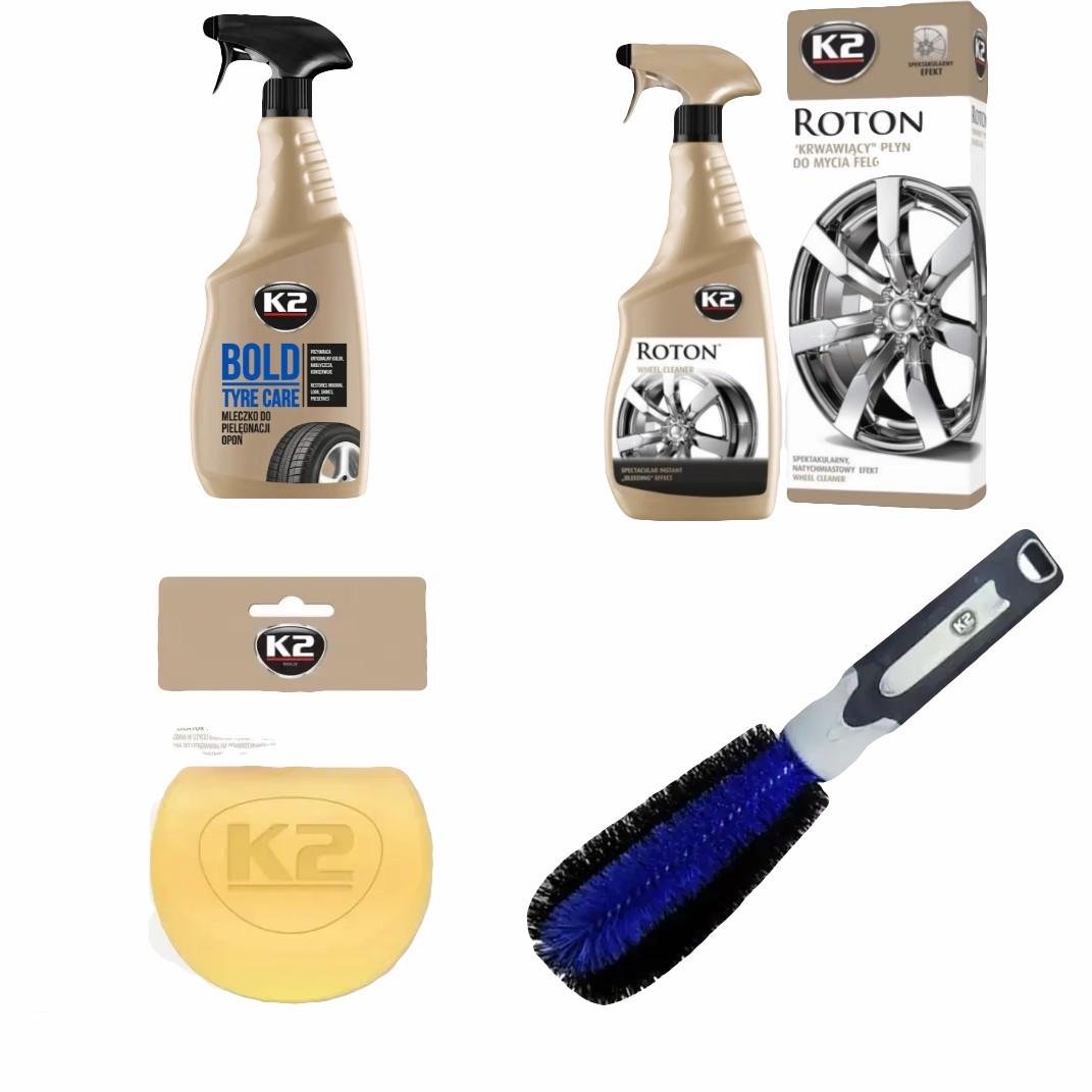 Набор для мойки и ухода за дисками K2 (0K2_WHEELKIT)