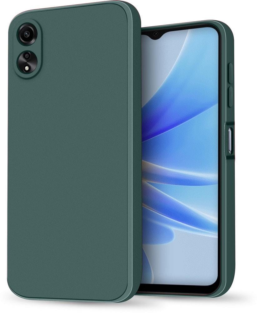 Силіконовий чохол HardCorner OPPO A17/A17k (з мікрофіброю) Green (35399-08)