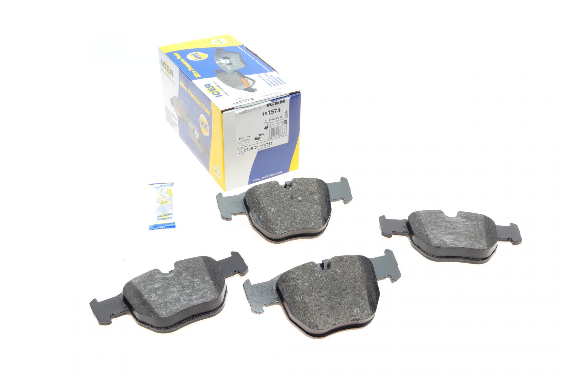Колодки тормозные передние ICER Land Rover Range Rover III 02-12 (181574 ICER)