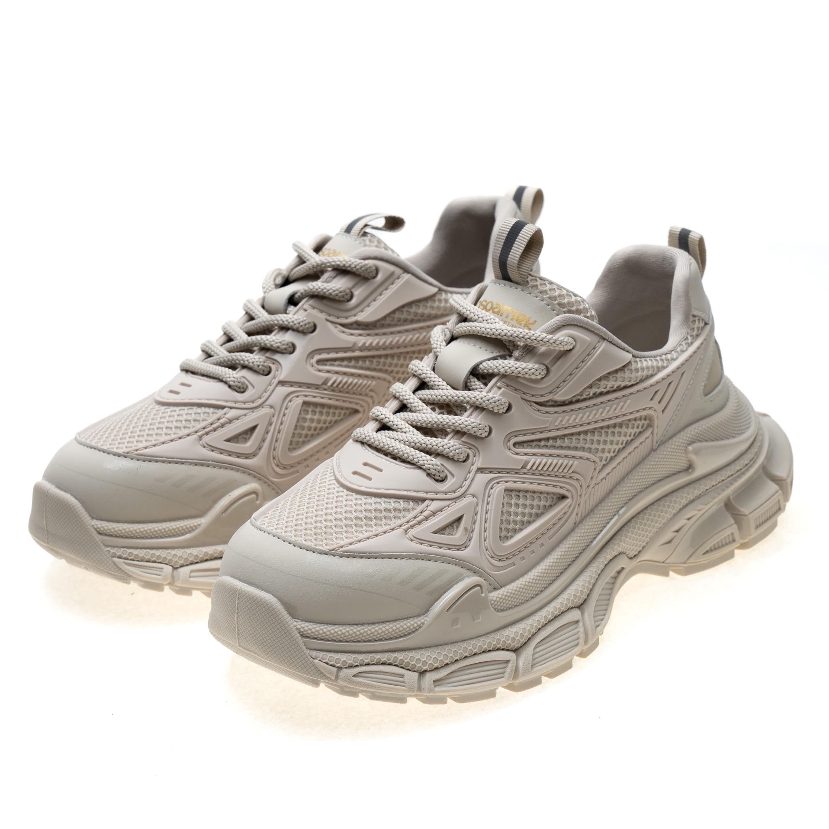 Кроссовки Bigrosse 01551 р. 36 Бежевый (104363502)