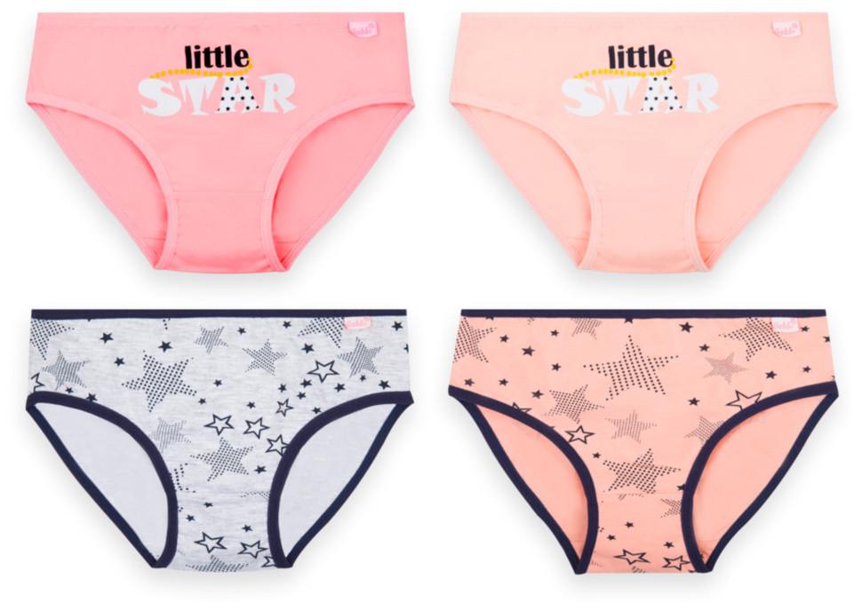 Трусы детские хлопковые для девочки Gabbi TRD-21-14 4 шт. 140-146 см (12787)