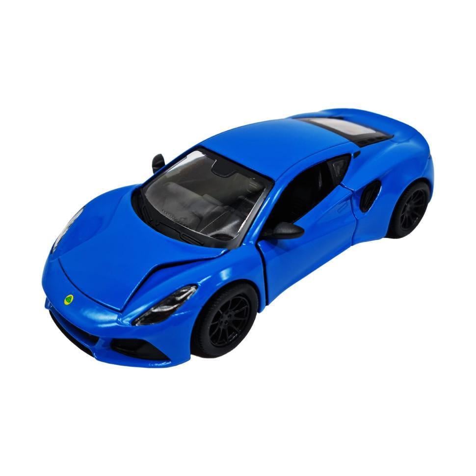 Машинка Інерційна lotus emira kinsmart kt5441w металева 13 см Синій (RLT33410s44248)