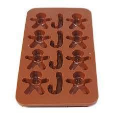 Форма силиконовая Пряничный человечек с палочкой Коричневый (d0b1ffd0) - фото 4 Форма силиконовая Пряничный человечек с палочкой Коричневый (d0b1ffd0) - фото 4