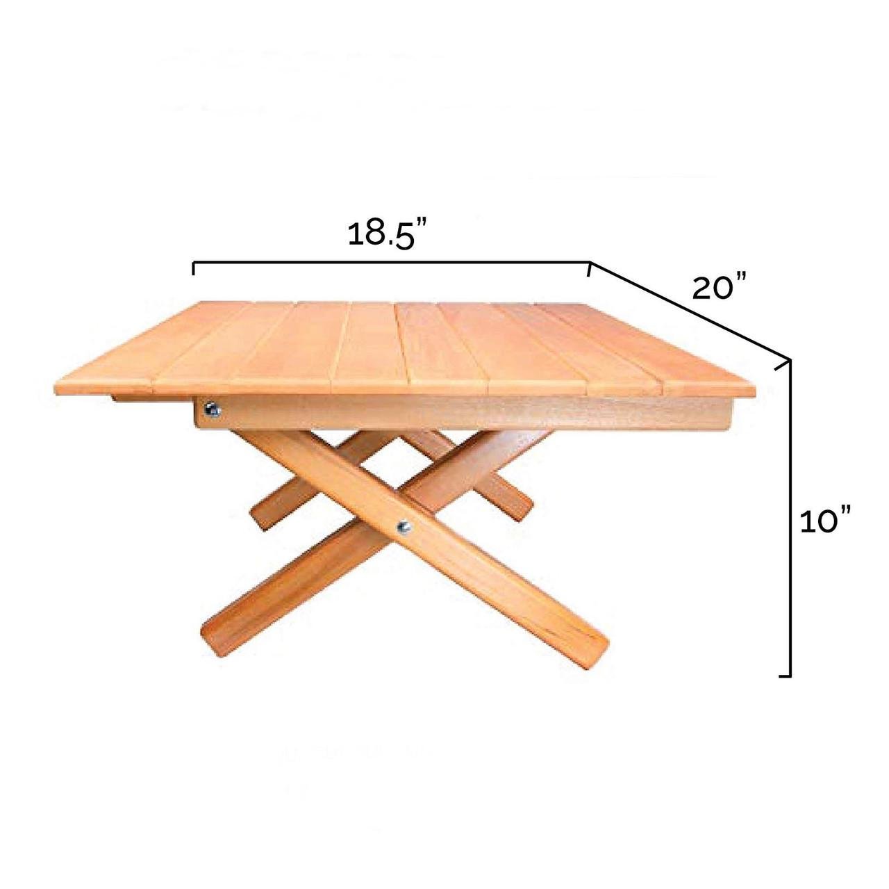 Столик раскладной из дерева Флиндерс Ваниль (СУН-000702) - фото 3