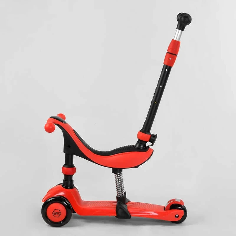 Самокат-велобег Best Scooter BS-71899 3в1 трехколесный со светом и сидением (1705735807) - фото 3