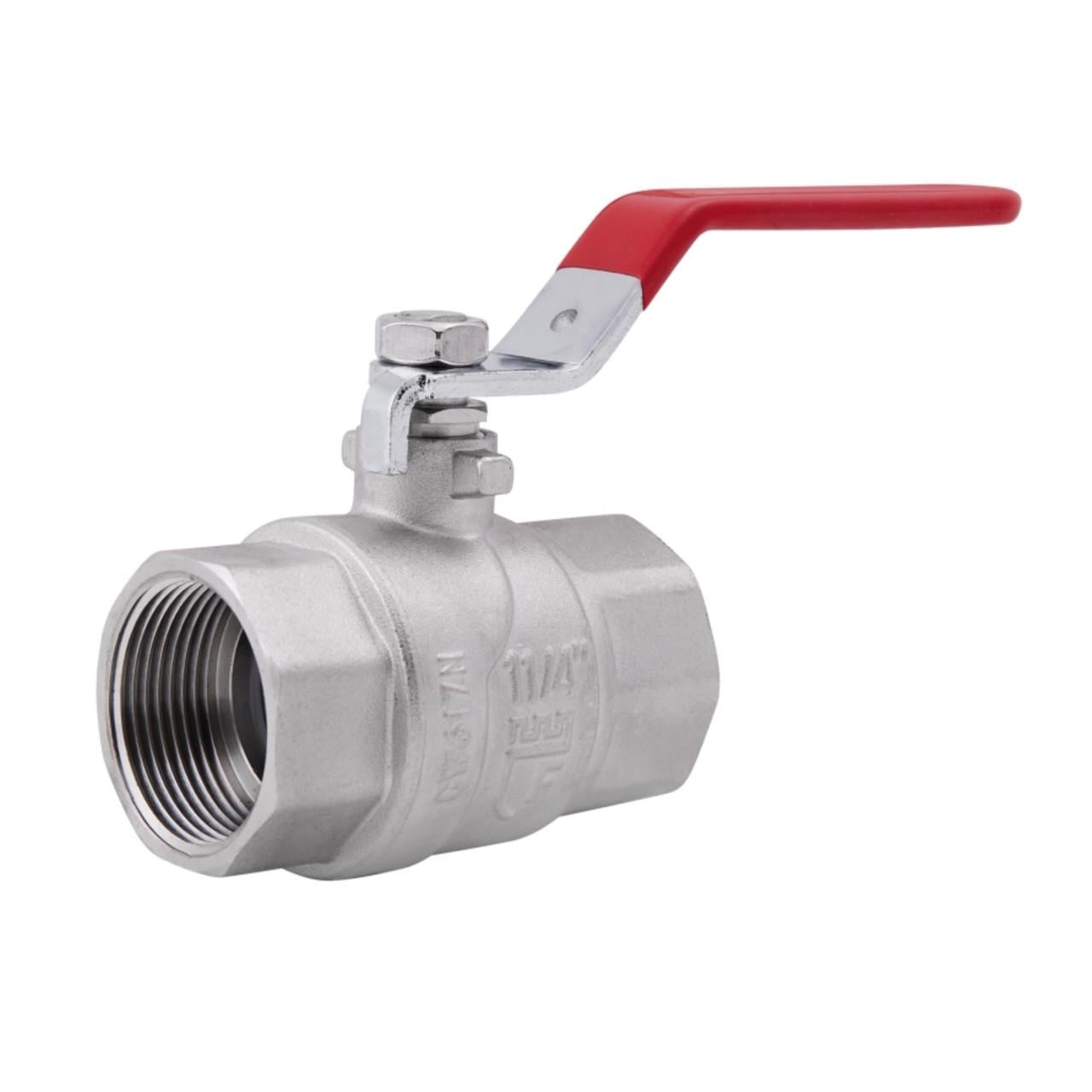 Кран шаровой SD Forte 1 1/4 ВР для воды ручка (SF600W32)