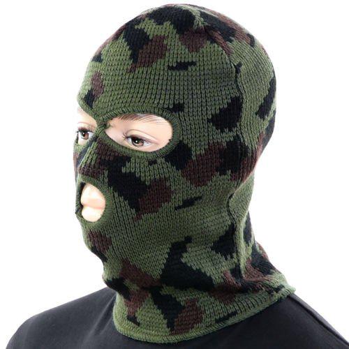 Балаклава Mil Tec 3 отверстия Вудленд (12113020)