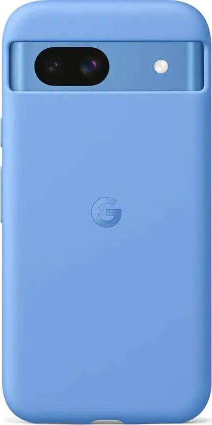 Чехол противоударный Silicone Soft Shell Case Official для Google Pixel 8a Blue Bay (GA05489)