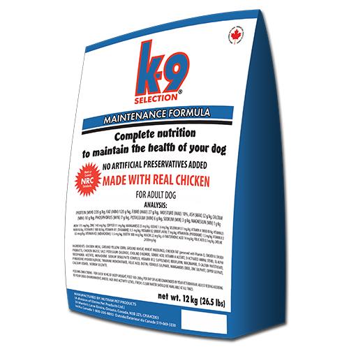 Корм для собак средних пород K9 Selection Maintenance Formula 20 кг (30980)