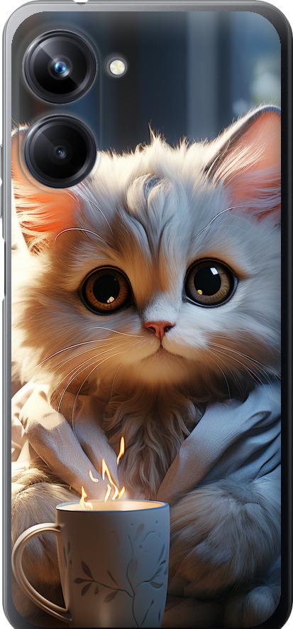 Чехол на Realme 10 Pro White cat (5646u-2945-42517)