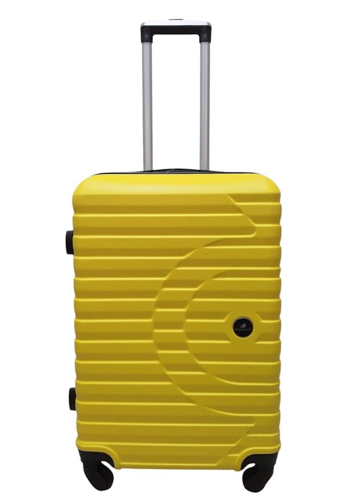 Валіза дорожня середня Madisson Snowball 43303 ABS-пластик/полікарбонат M Жовтий