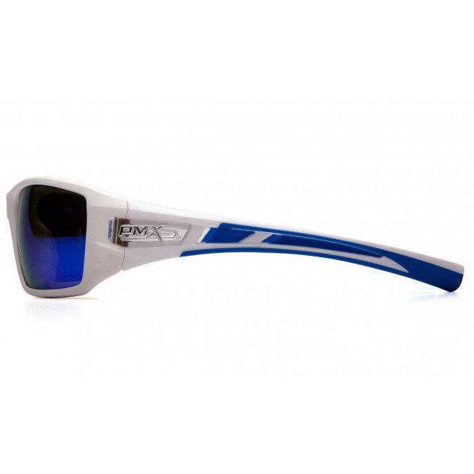 Окуляри Pyramex Velar White (ice blue mirror) дзеркальні сині в білій оправі - фото 3 Окуляри Pyramex Velar White (ice blue mirror) дзеркальні сині в білій оправі - фото 3