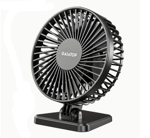 Вентилятор на ножке с наклоном от USB на 3 скорости Черный (SAM-3271)