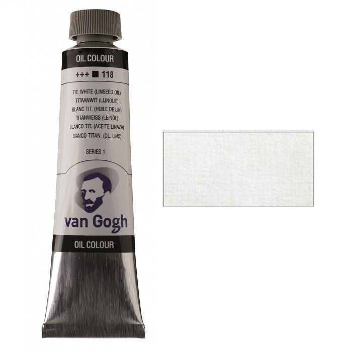 Фарба на лляній олії Van Gogh туба 40 мл 118 Білила титанові (02051183)