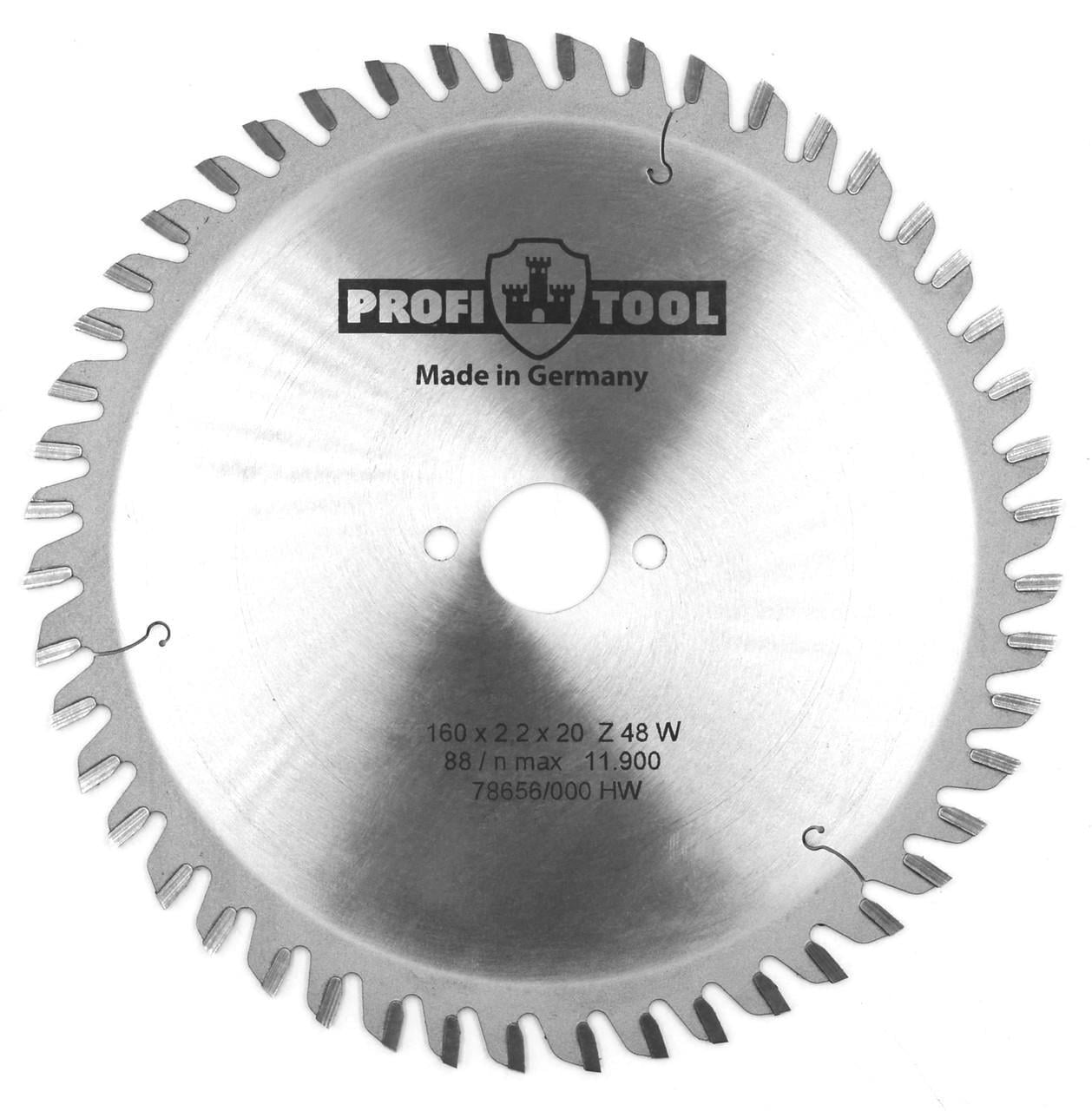 Диск пиляльний PROFITOOL Z 48 W 160х2,2х1,4х20 мм (2116005)
