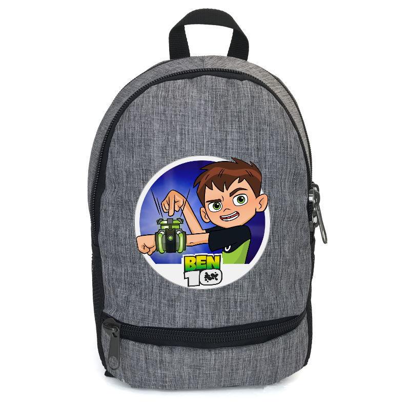 Школьный рюкзак подростковый Cappucino Toys с принтом Ben 10 BTN 008-grey 12,5 л Серый (1644581931)