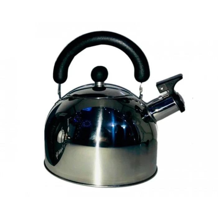 Чайник для электрических и газовых плит Rainberg RB-626 со свистком с бакелитовой ручкой 3 л (5412141)