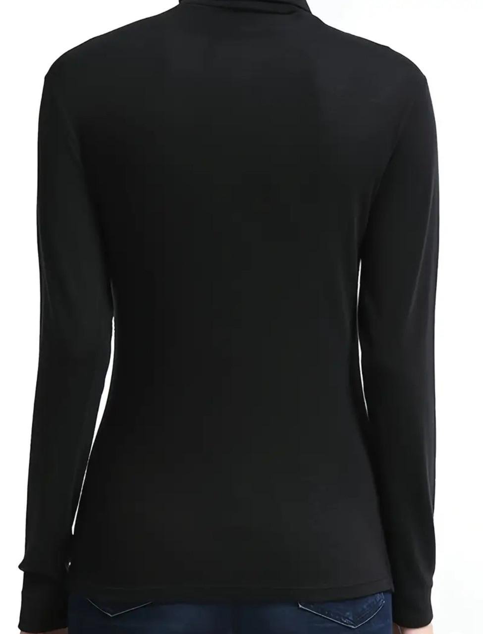 Водолазка женская утепленная XL Черный (2513176105) - фото 2