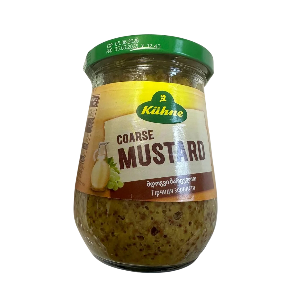 Горчица Kühne Сoarse MUSTARD 255 г