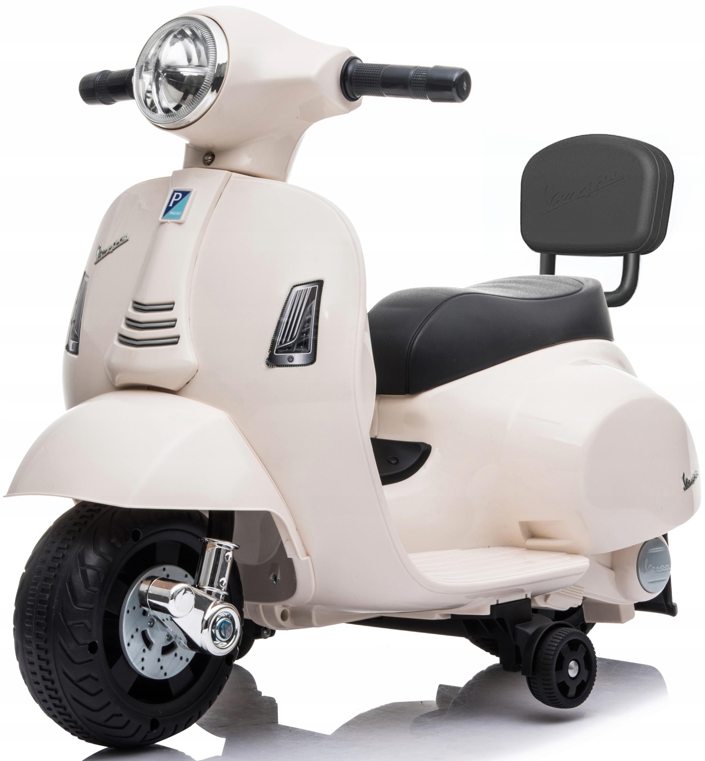 Скутер детский электрический скутер Bobo-San Vespa H1 аккумуляторный со световыми и звуковыми эффектами Белый (H1-K) Скутер детский электрический скутер Bobo-San Vespa H1 аккумуляторный со световыми и звуковыми эффектами Белый (H1-K)