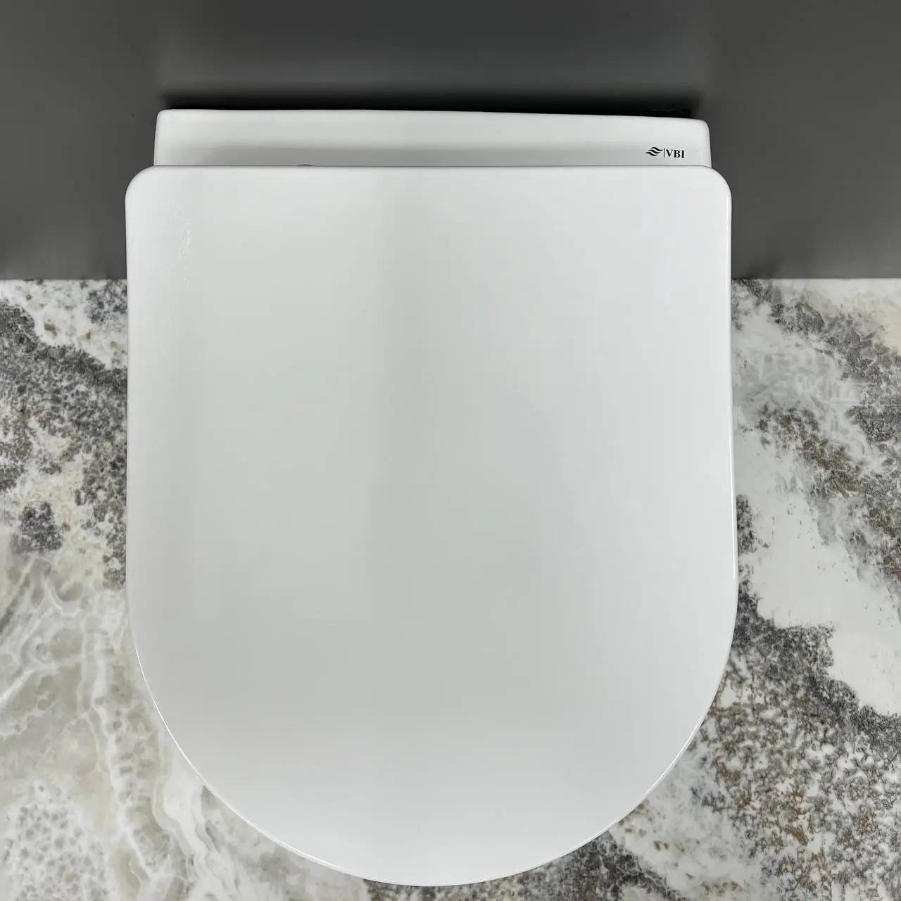Унітаз підвісний VBI Vulcano безобідковий 480x360 мм Білий (RM-VBI-020400) - фото 5
