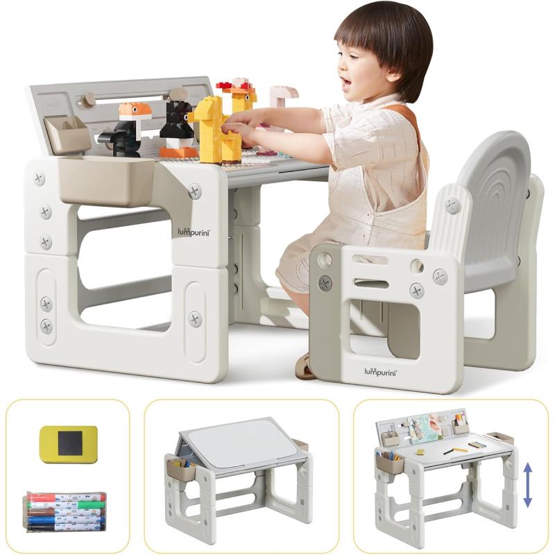 Детский стол-трансформер Lumpurini Artemisio с мольбертом/органайзер для мелких предметов (SQSJZY02) - фото 7 Детский стол-трансформер Lumpurini Artemisio с мольбертом/органайзер для мелких предметов (SQSJZY02) - фото 7