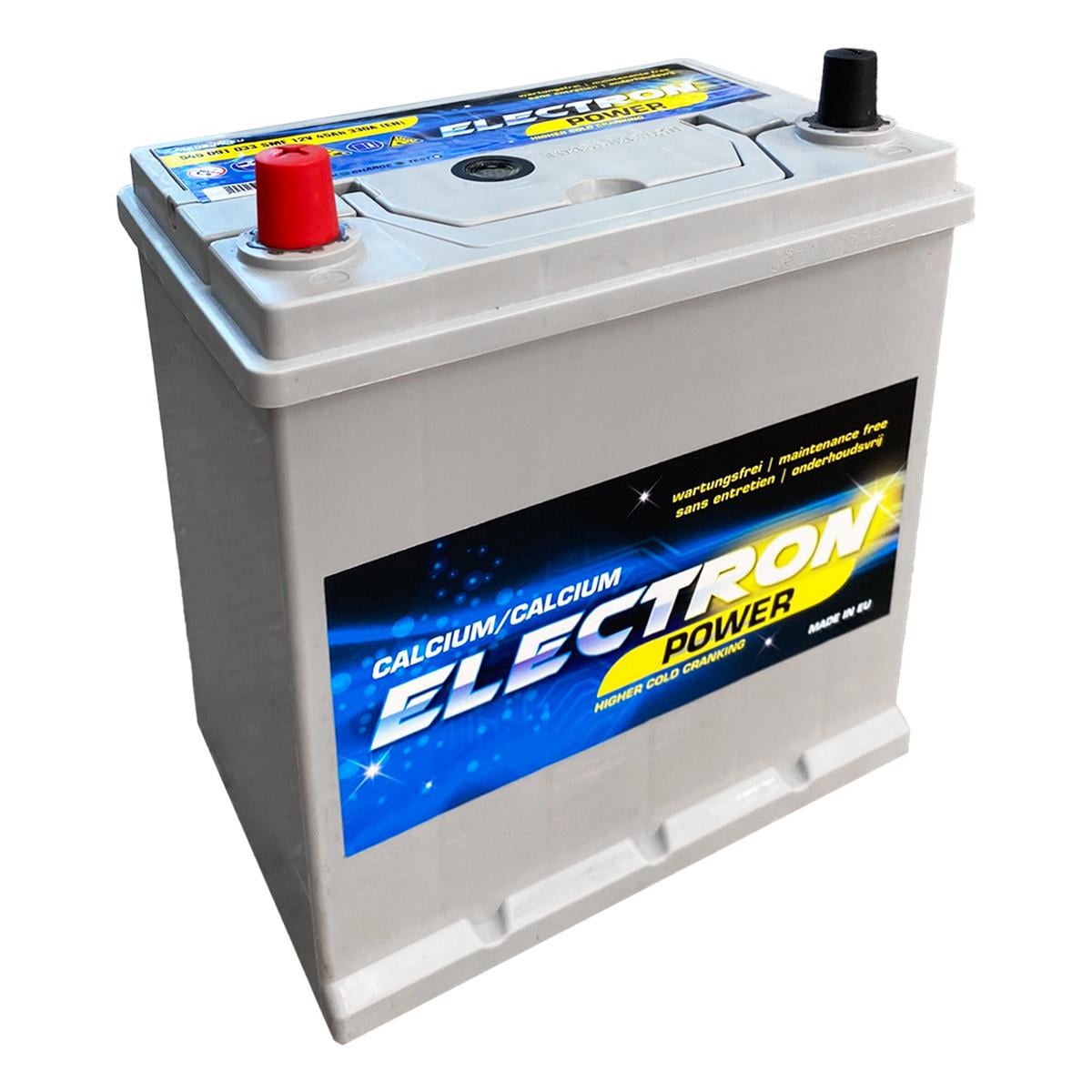 Аккумулятор автомобильный ELECTRON POWER HP 6СТ 45 Ah ASIA Аз 330 А EN 545 091 033 SMF (158434) Аккумулятор автомобильный ELECTRON POWER HP 6СТ 45 Ah ASIA Аз 330 А EN 545 091 033 SMF (158434)